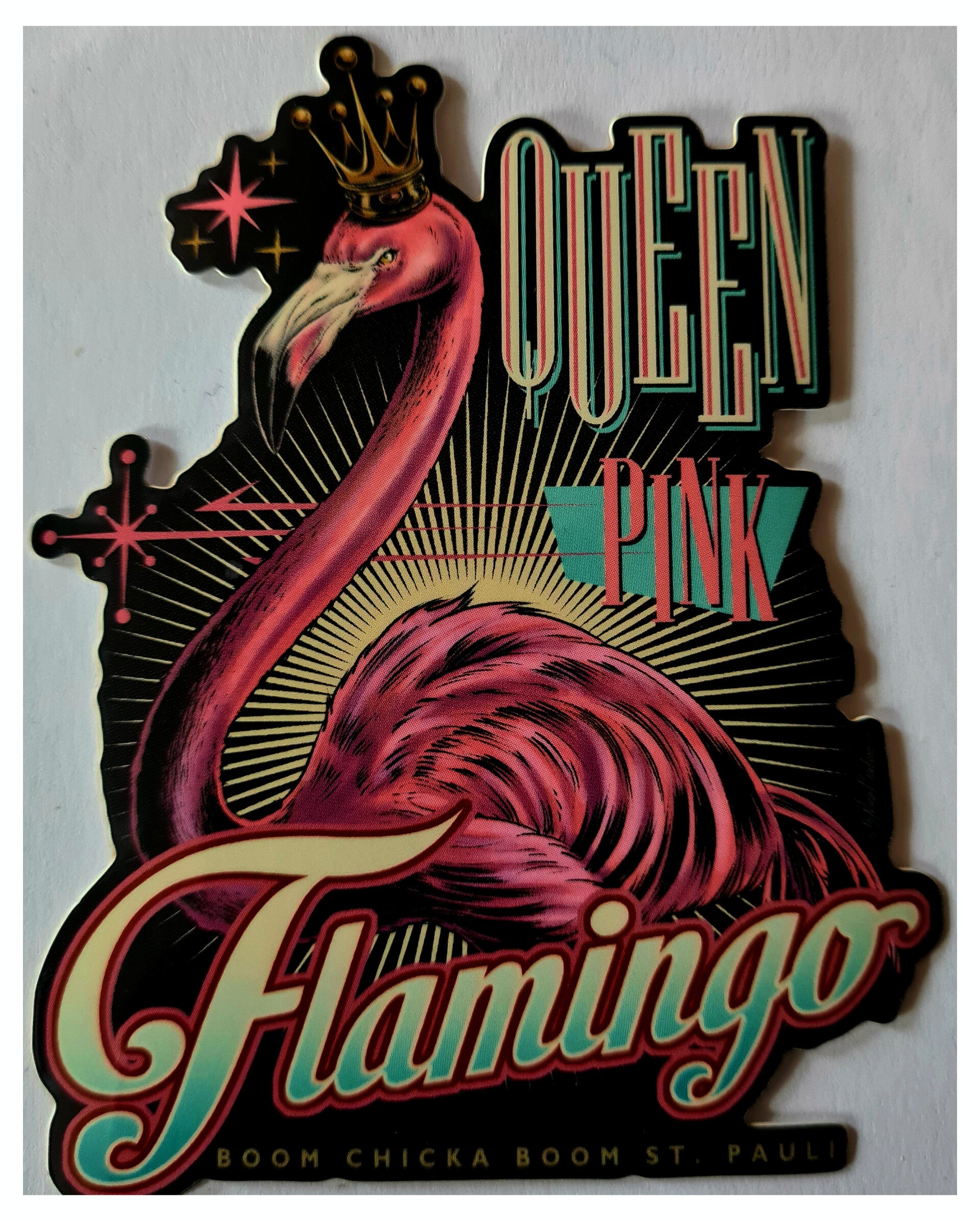 Pink Flamingo Aufkleber