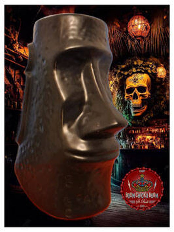Tiki Mug Easter Island big Schwarz/Grün