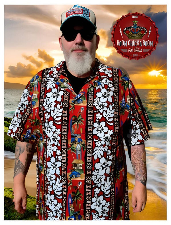 Hawaiihemd Surfing Woodies