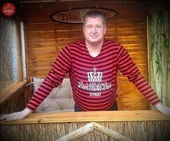 Regular Stripe BCB Longsleeve rot/ schwarz