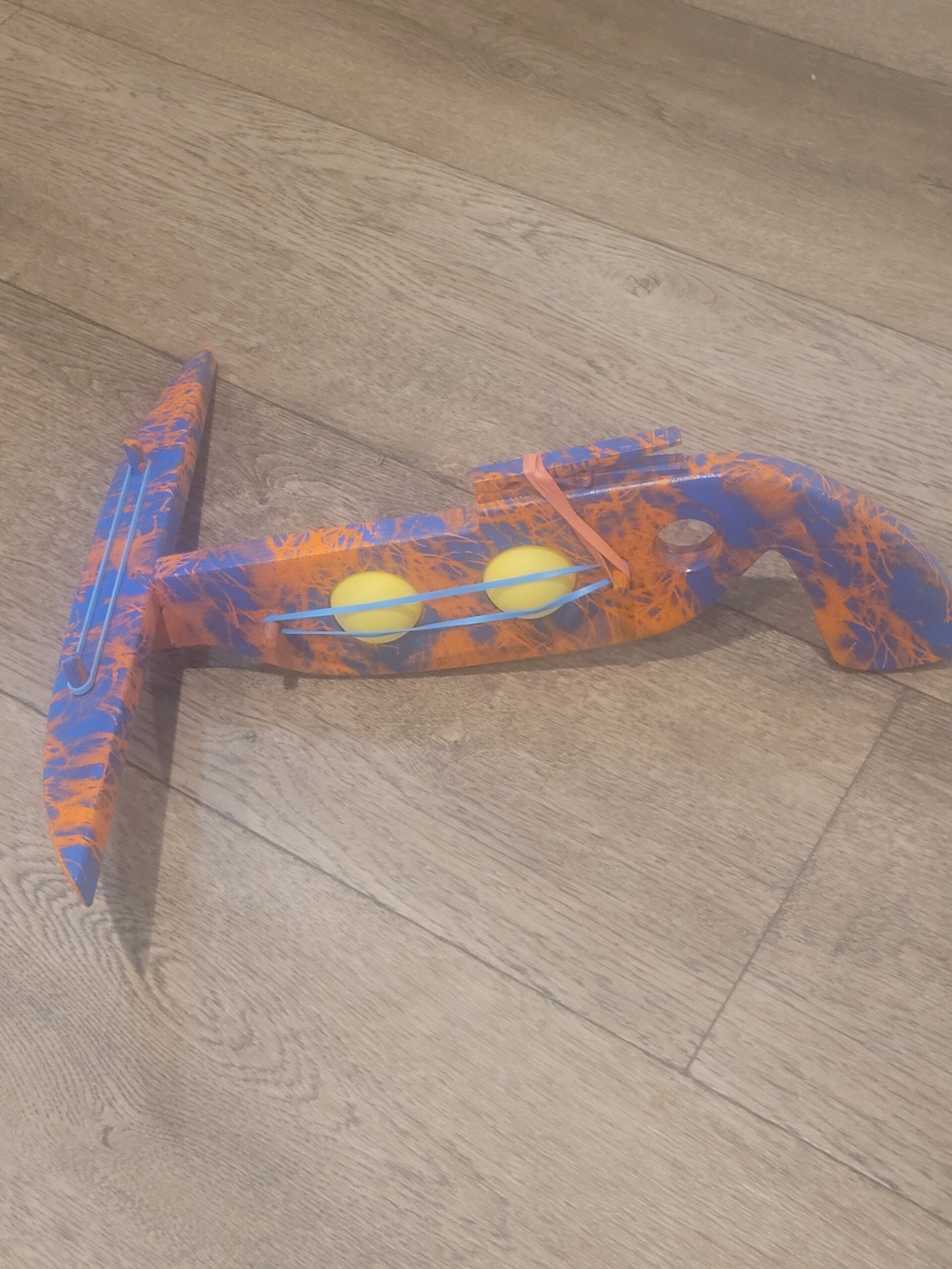 Small Wooden Ping Pong Ball Crossbow