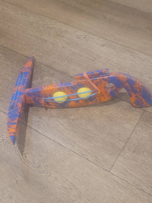 Small Wooden Ping Pong Ball Crossbow