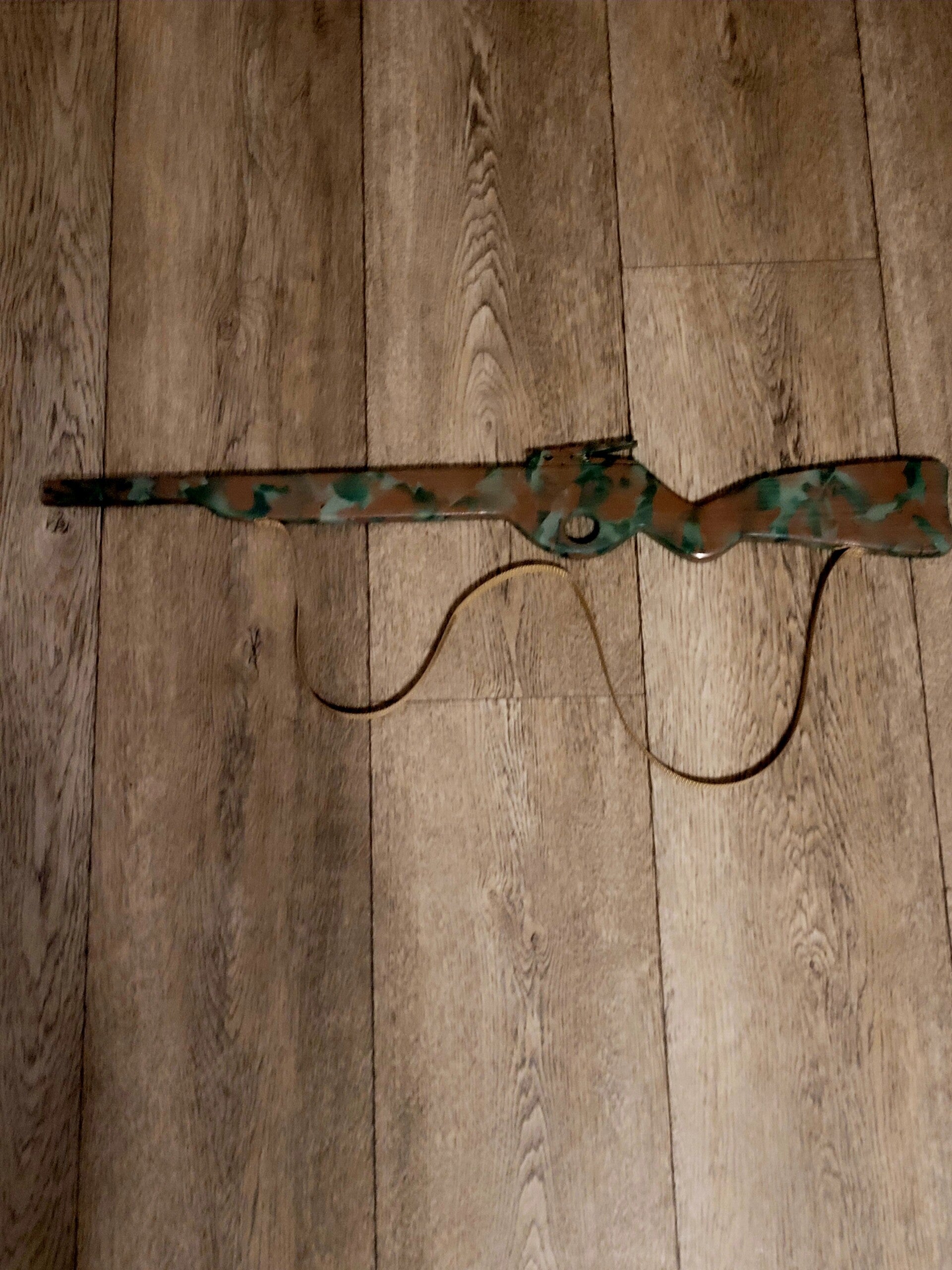 Wooden Rubber band Rifle