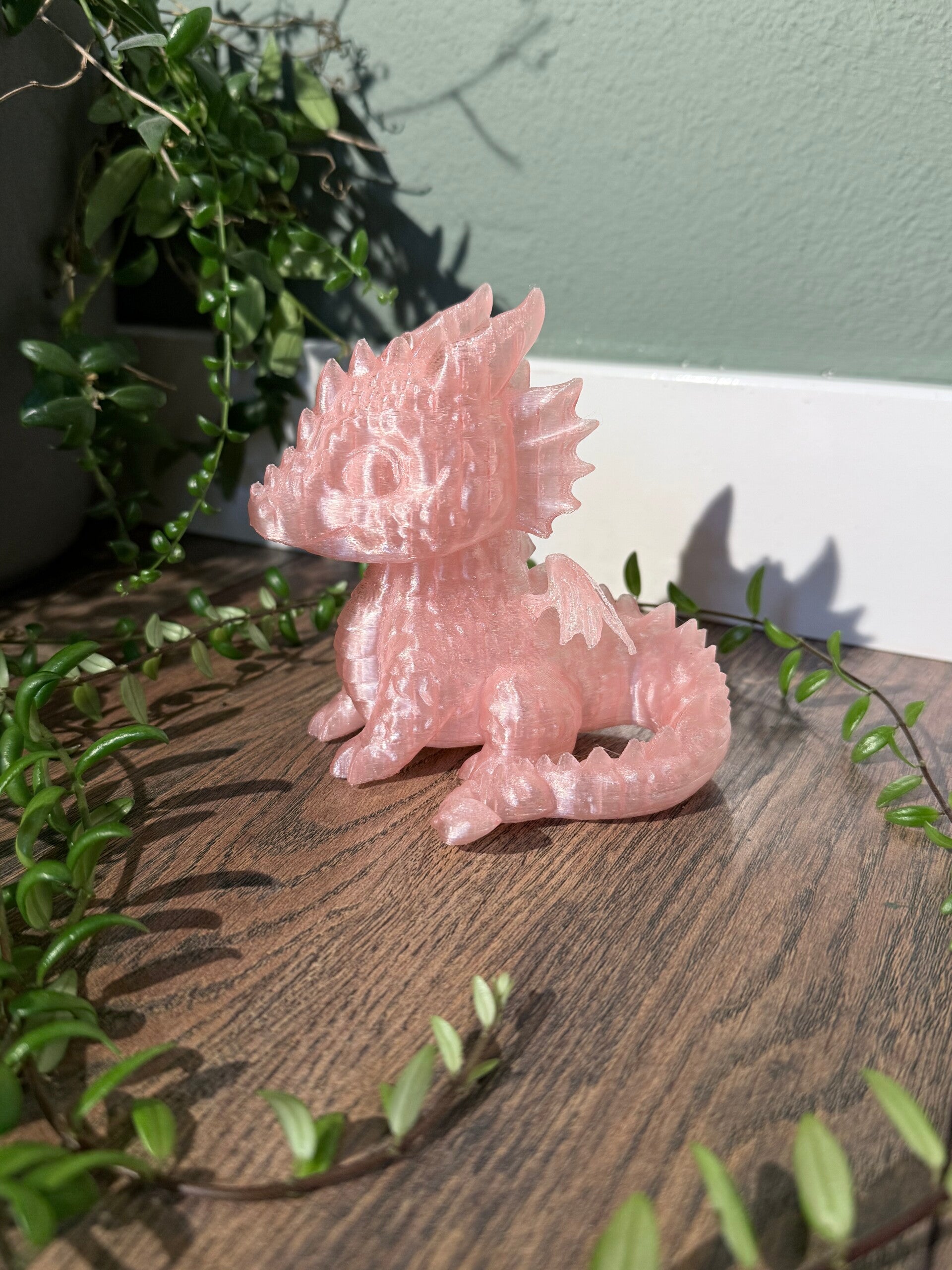 Draak roze klein 3d print
