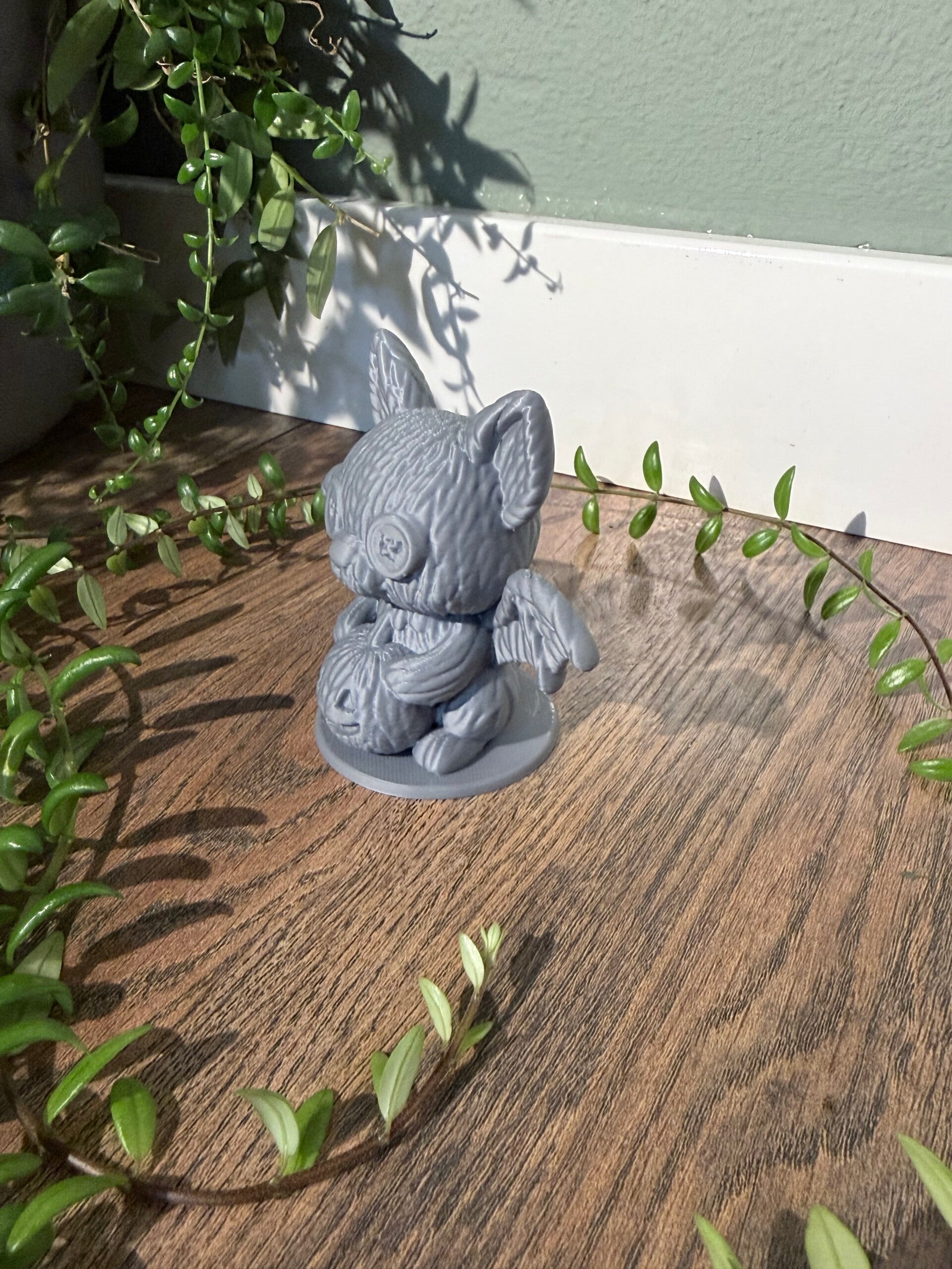 Halloween beertje grijs 3d print