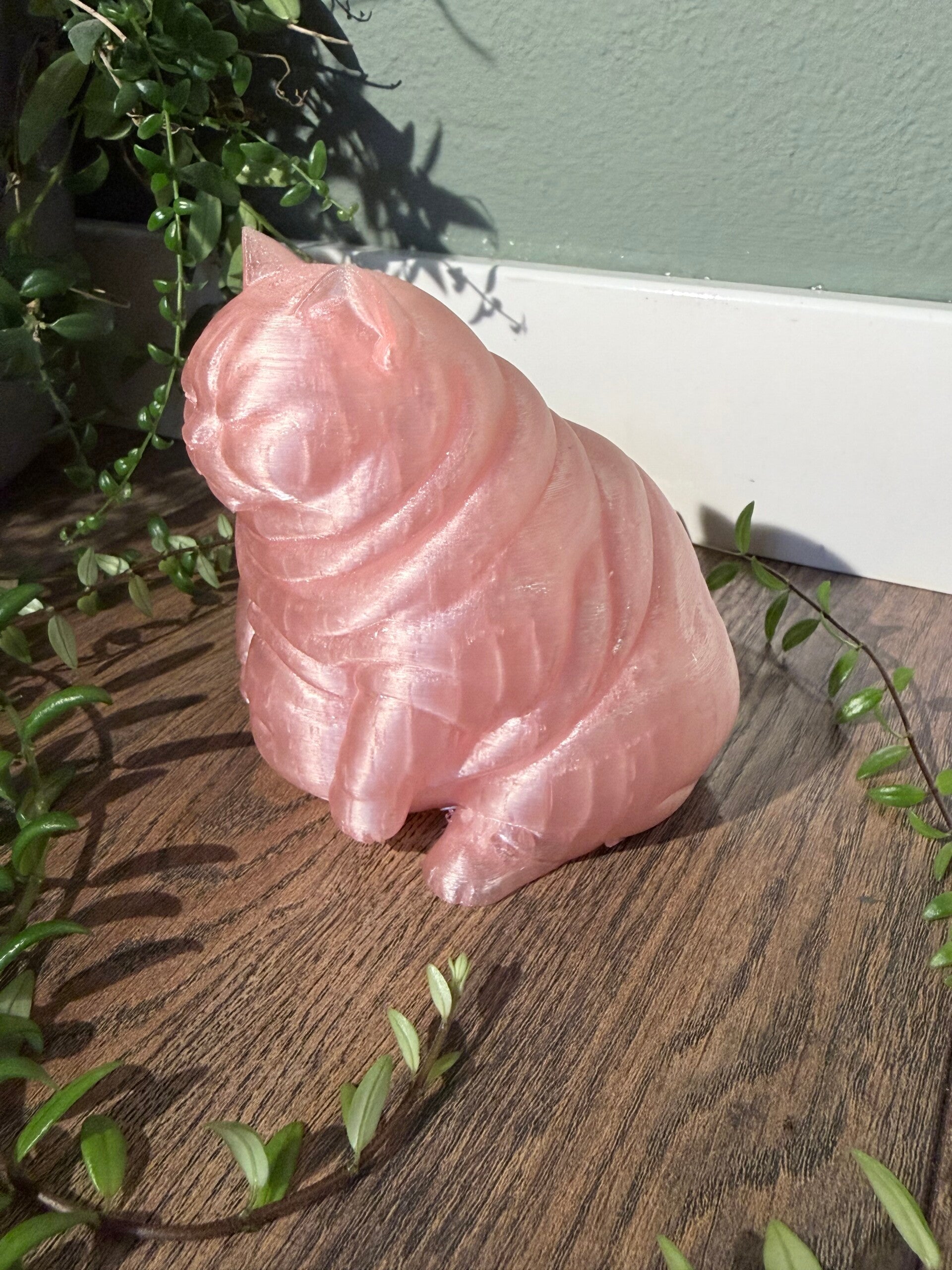 Fat Cat roze 3d print