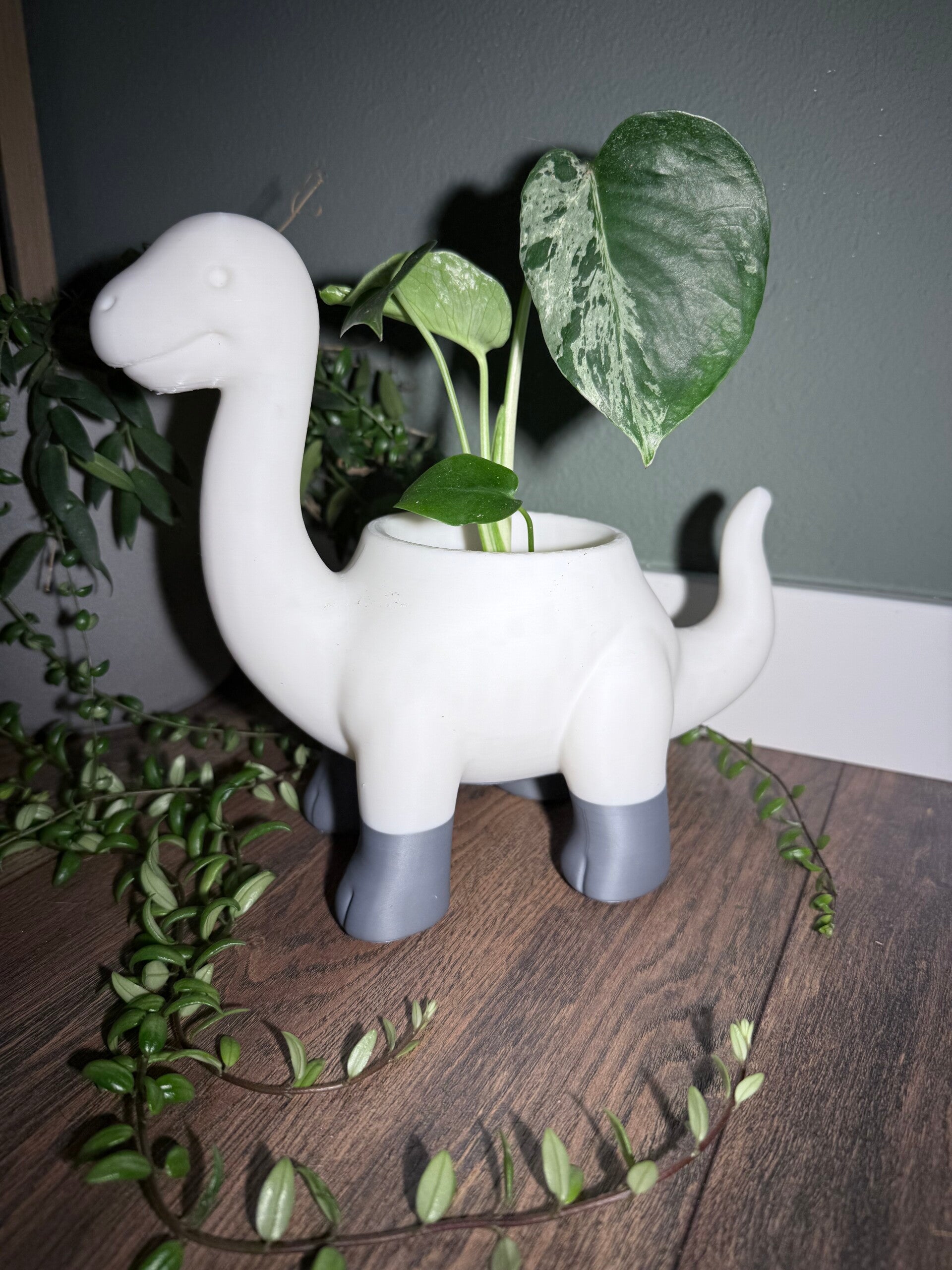 Dino wit/grijs 3d print