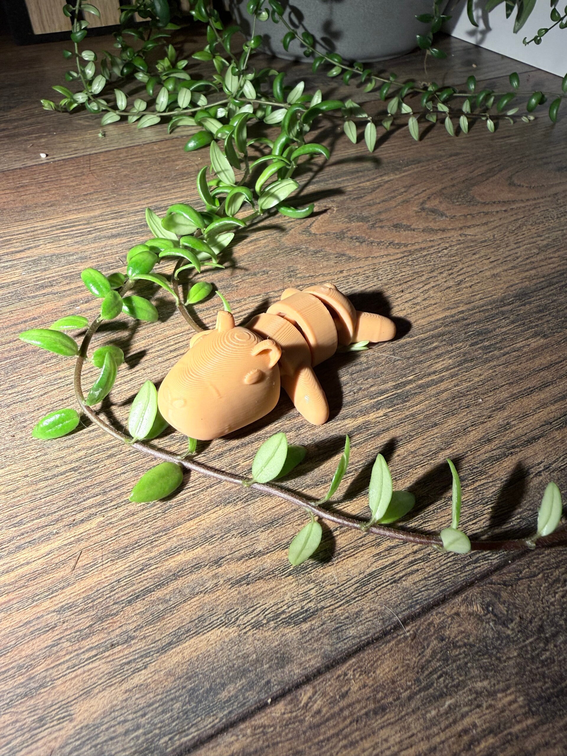 Fidget capibara licht bruin 3d print