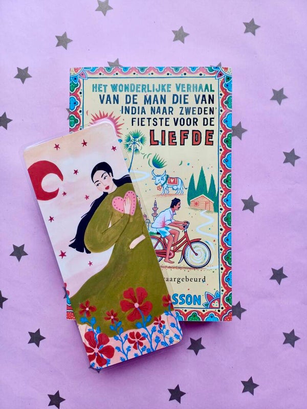 Kleurrijke boekenlegger ‘Love yourself’
