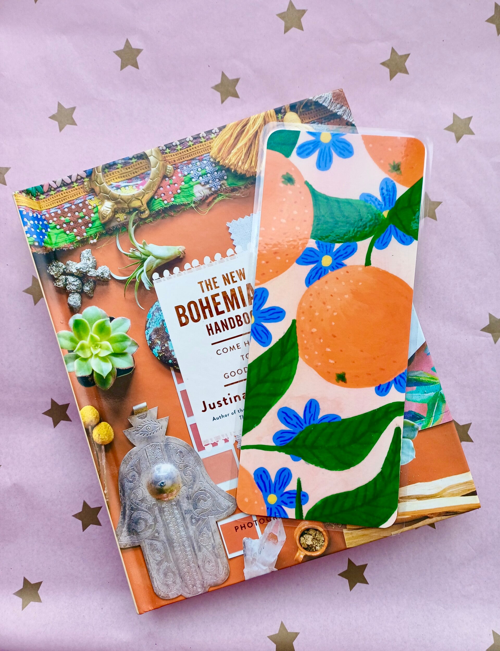 Kleurrijke boekenlegger ‘Oranges’