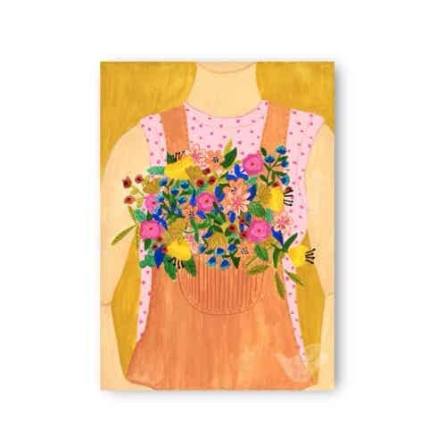 Art Print Bloemen zijn er altijd
