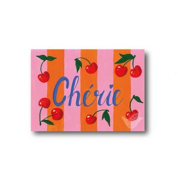 Ansichtkaart Chérie A6