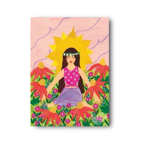 Minikaartje/gift card ‘Zonnegodin’