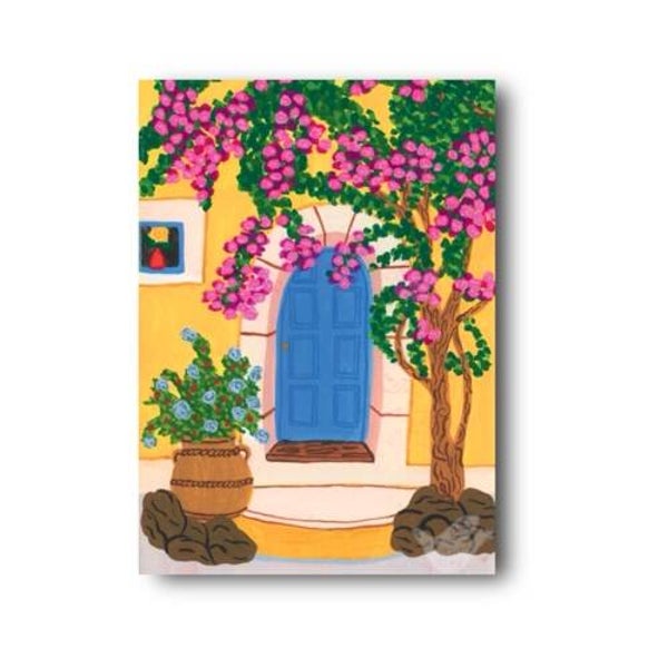 Minikaartje/gift card ‘De blauwe deur’