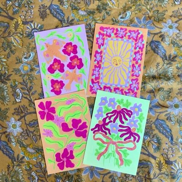 Kaartenset Vrolijk voorjaar A6