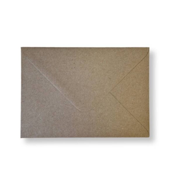 Bruine kraft envelop A6