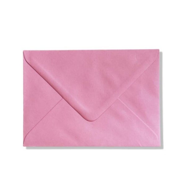 Lichtroze envelop A6