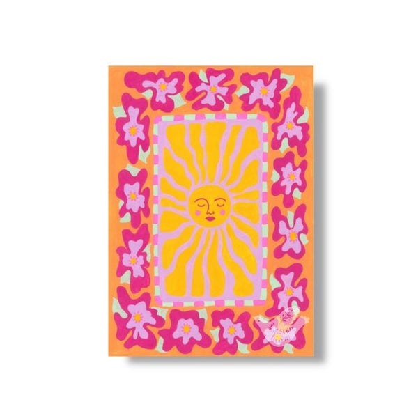 Ansichtkaart Zonnestraaltje A6