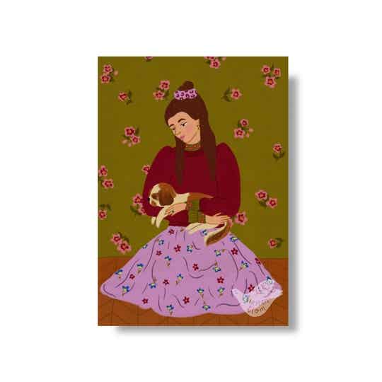 Art Print Huisdiergeluk