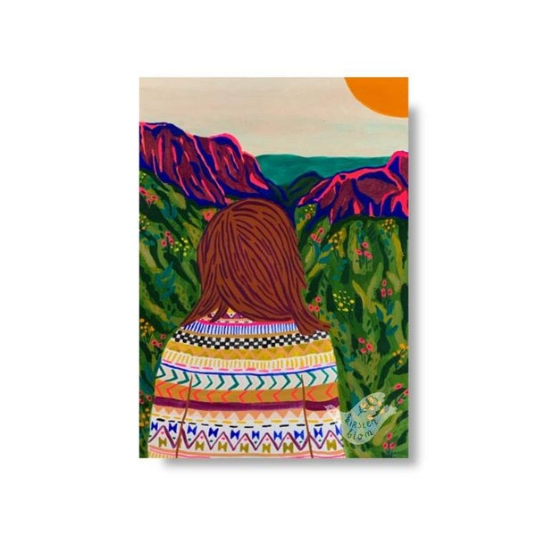 Art Print Je bent precies waar je moet zijn