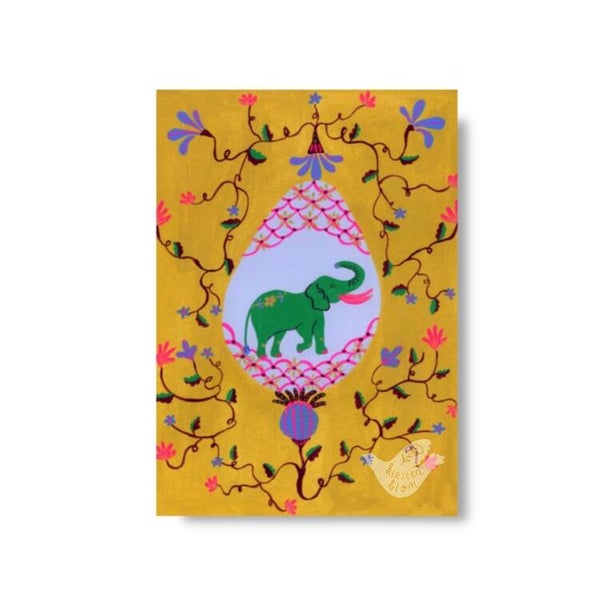 Art print magische olifant