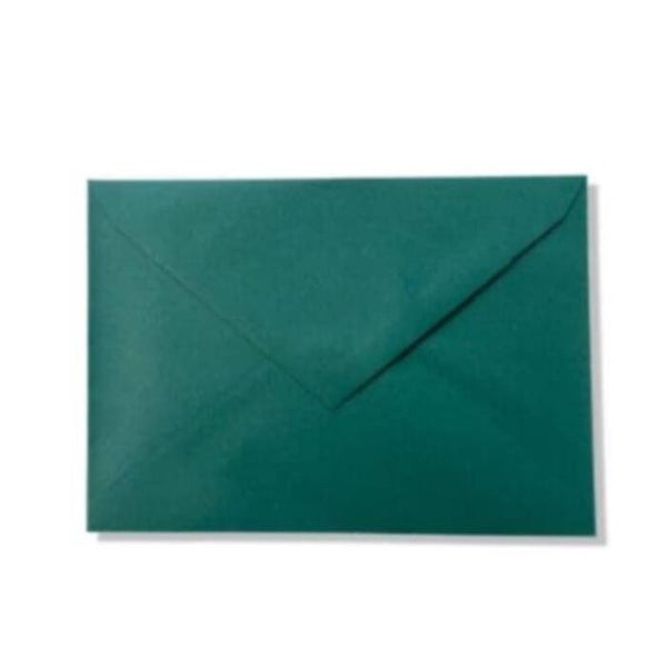 Kerstgroene envelop A6