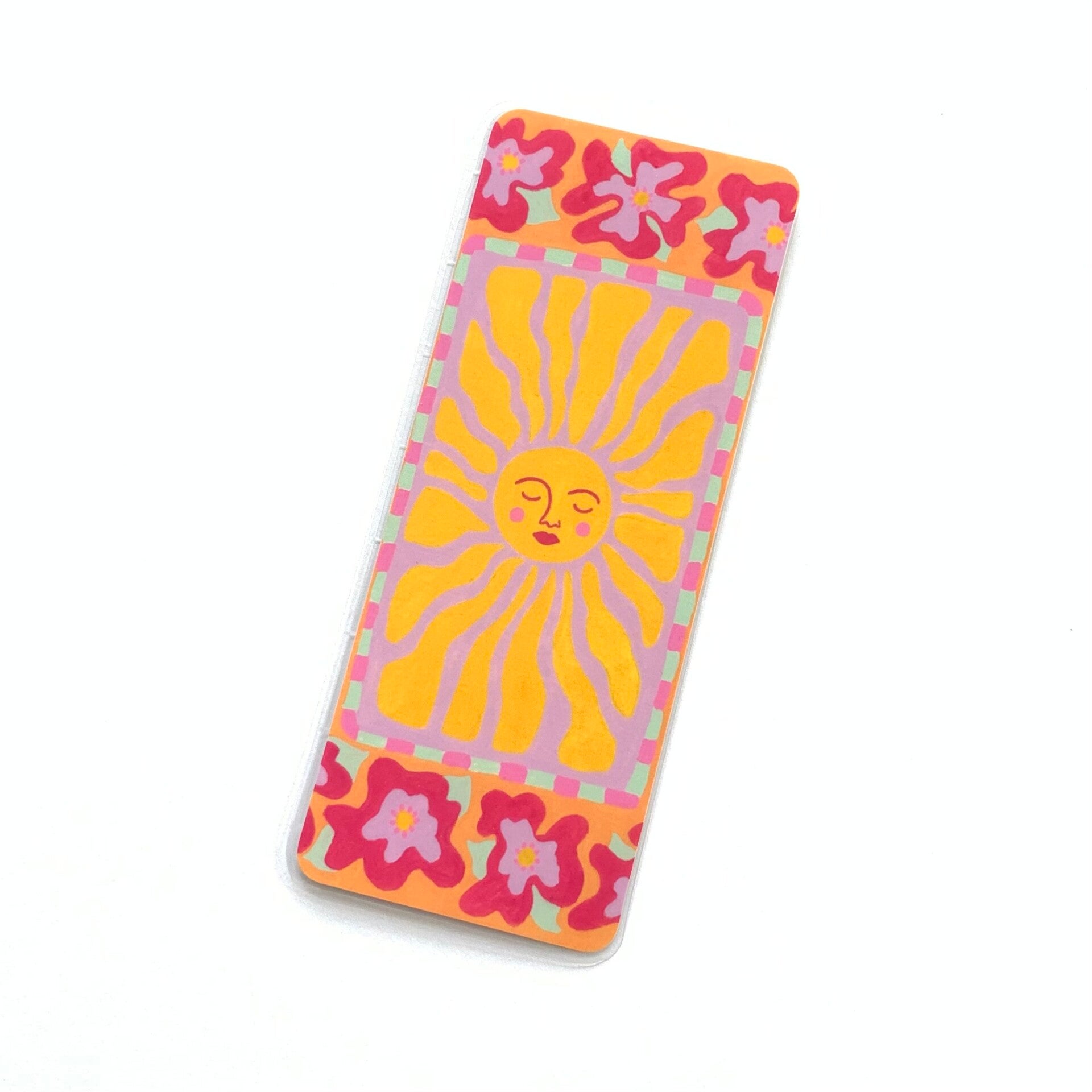 Kleurrijke boekenlegger ‘Zonnetje’