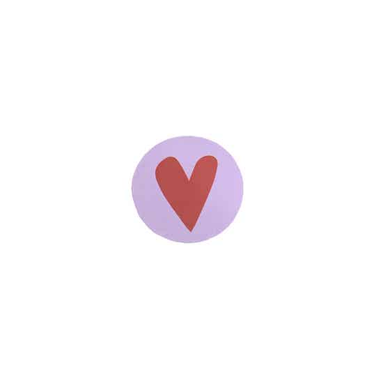 Sluitsticker Hartje (5 stickers)