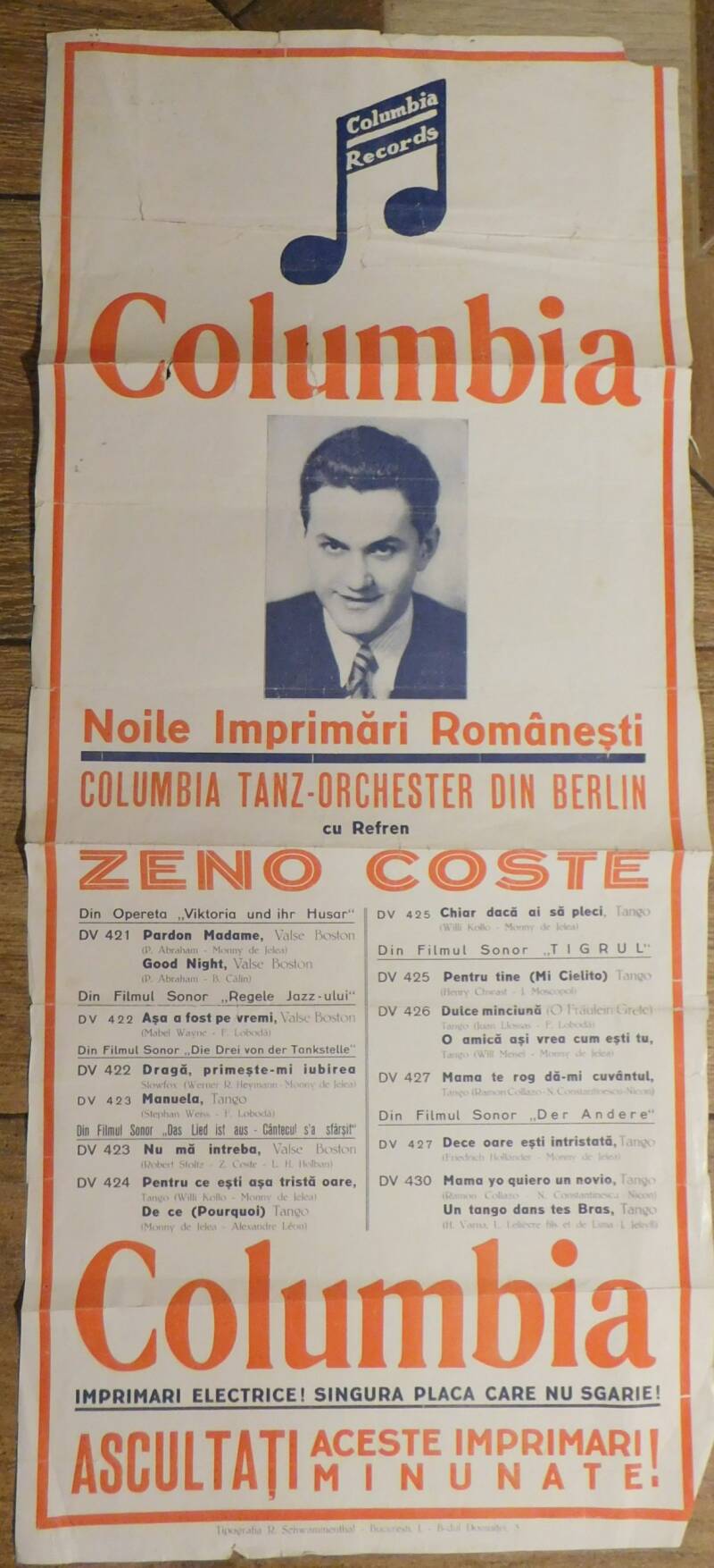 Zeno Coste auf Columbia