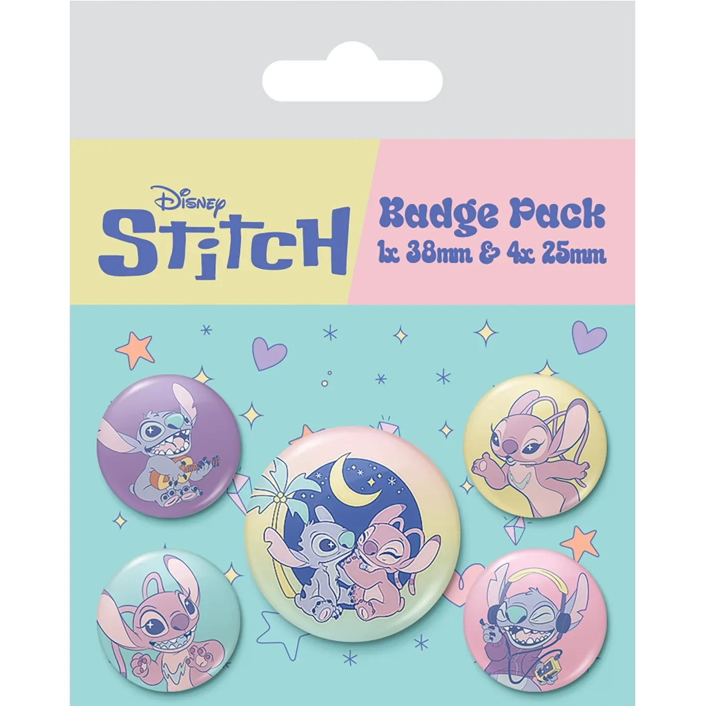 STITCH & ANGEL - Space Rocks - Pack 5 Badges