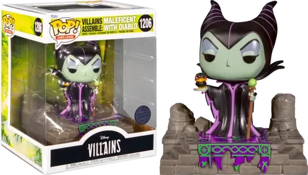 DISNEY - POP DELUXE N° 1206 - Maleficient with Diablo