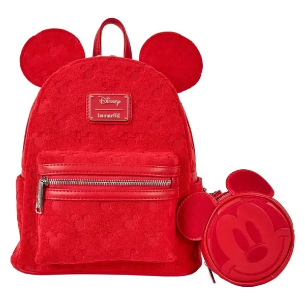 Loungefly Disney Mickey Ears Burnout Mini Backpack