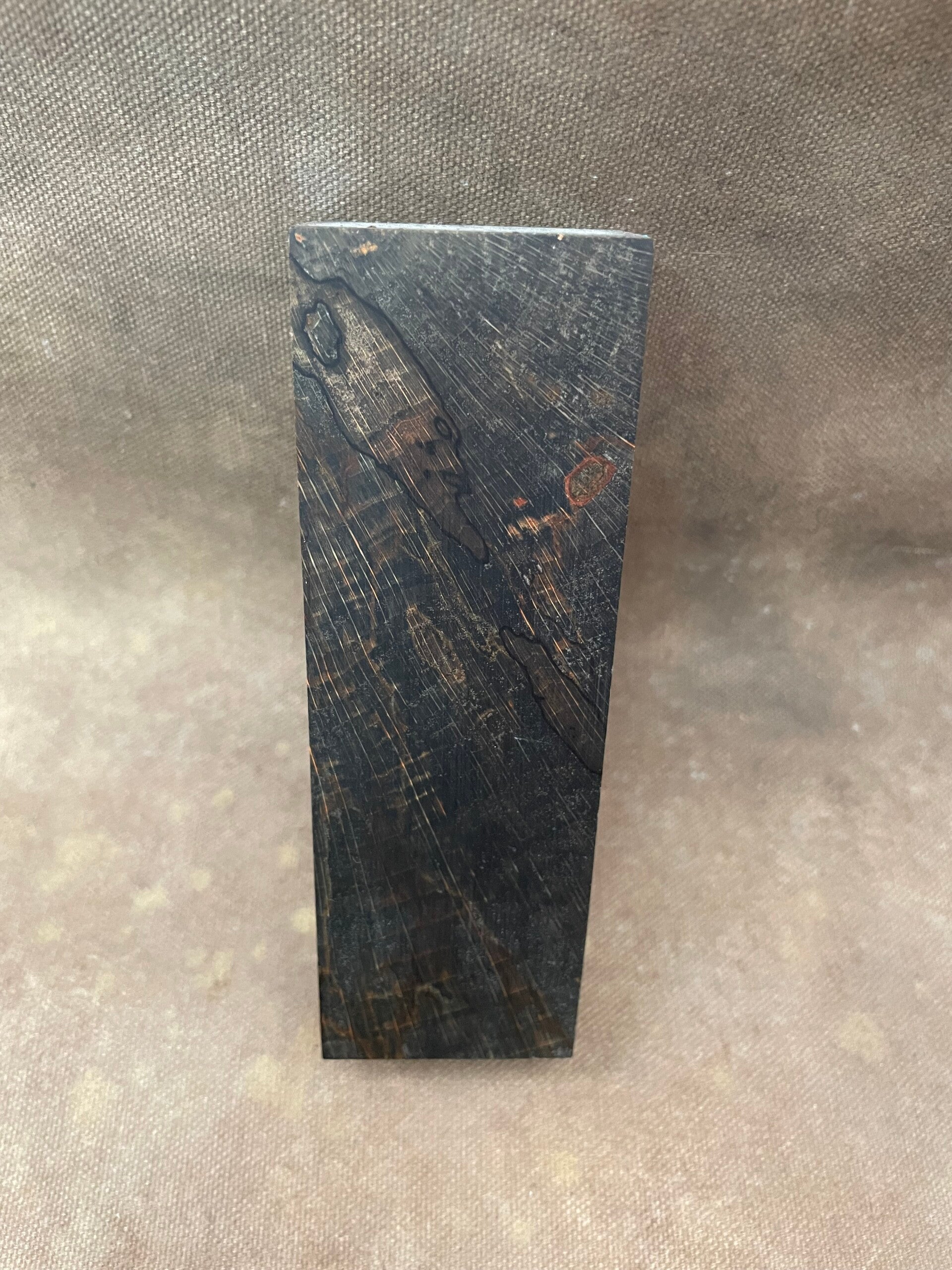 Stabilised Wood Beech Spalted Blanks Black Dyed