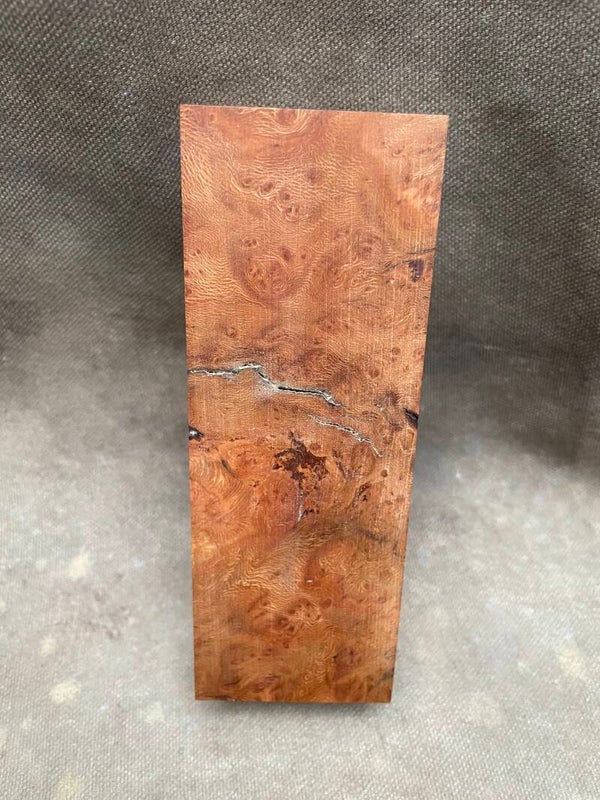 Stabilised Wood London Plane/Platan Burr/Burl Spalted Blank Clear Resin Colour