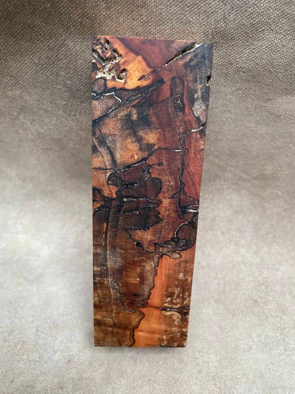 Stabilised Wood Willow Spalted Blank Clear Resin Colour