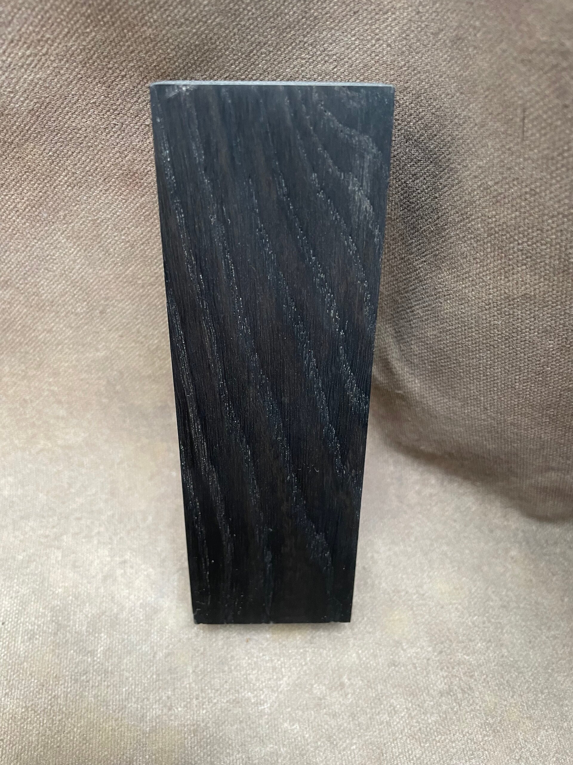 Stabilised Wood Bog Oak Blank Clear Resin Colour