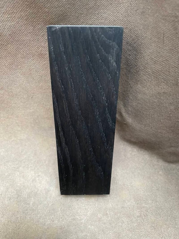 Stabilised Wood Bog Oak Blank Clear Resin Colour