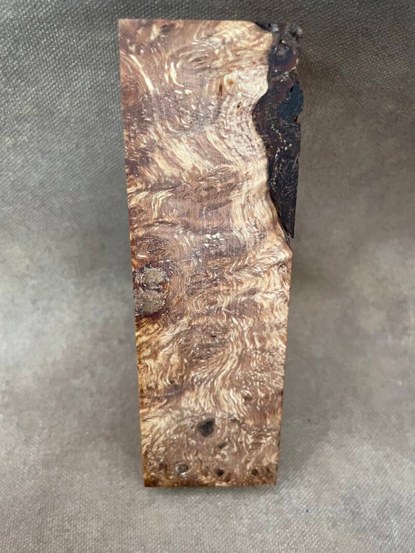 Stabilised Alder Wood Burl/Burr Spalted Clear Resin Colour