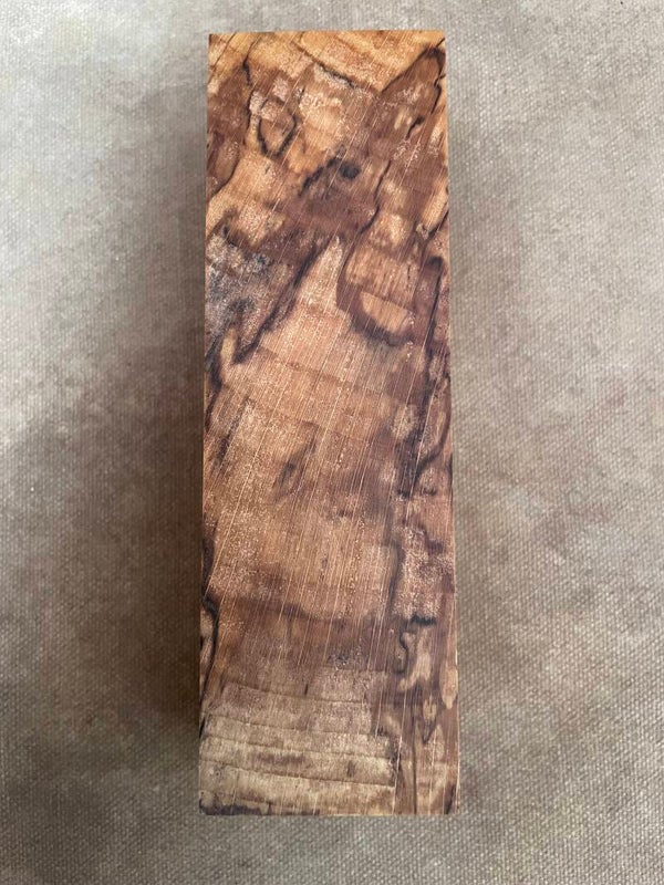 Stabilised Beech Wood Blank Clear Resin Colour
