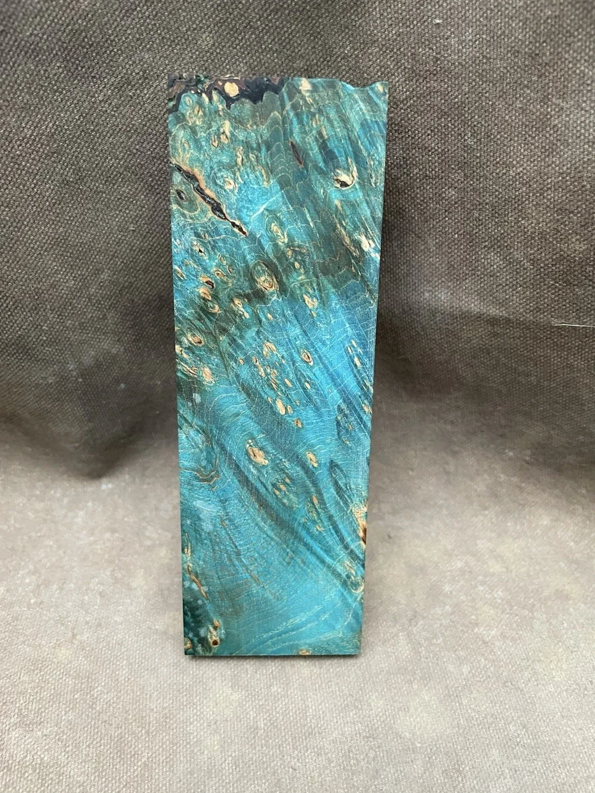 Stabilised Wood Maple Burr Spalted Double Dyed