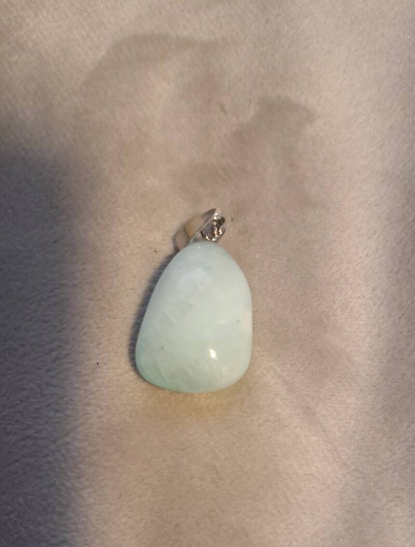 Aragoniet blauw hanger