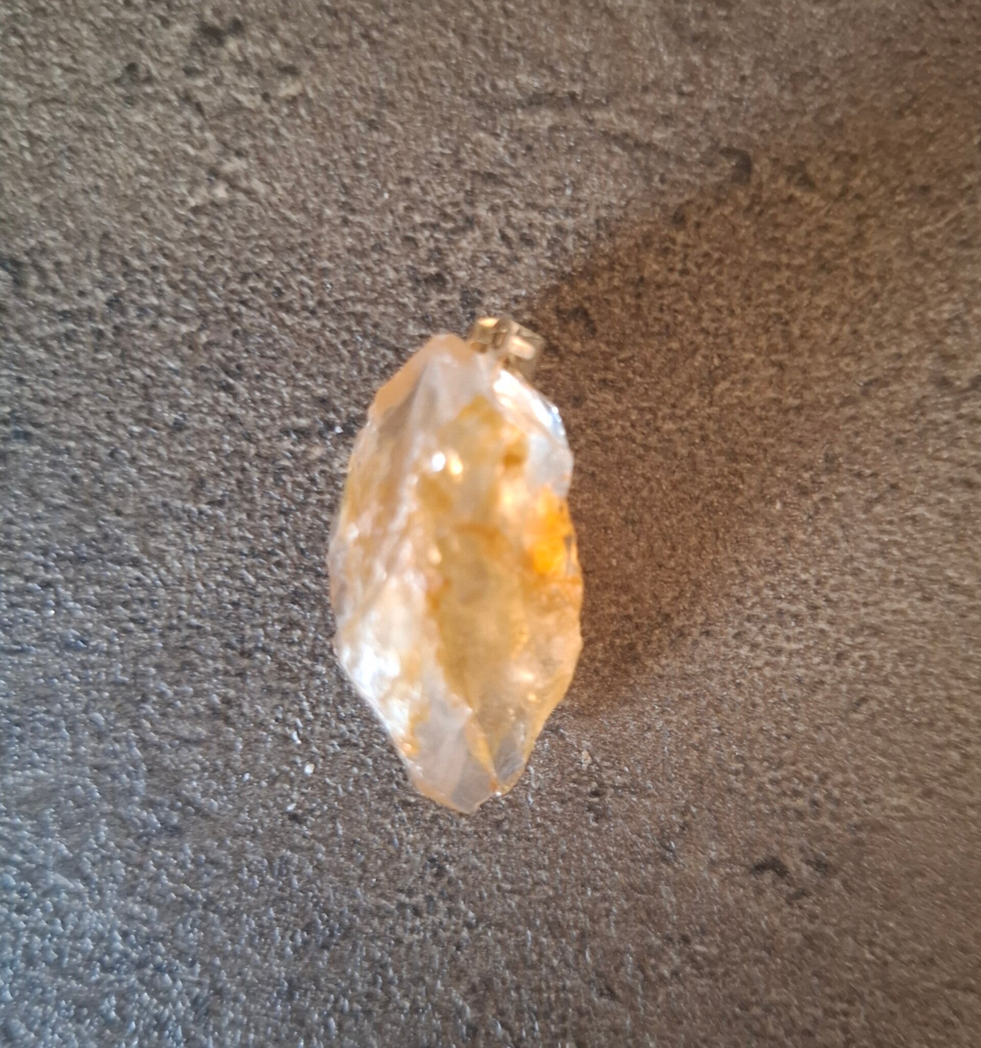 Golden heler/limoniet kwarts hanger nr3