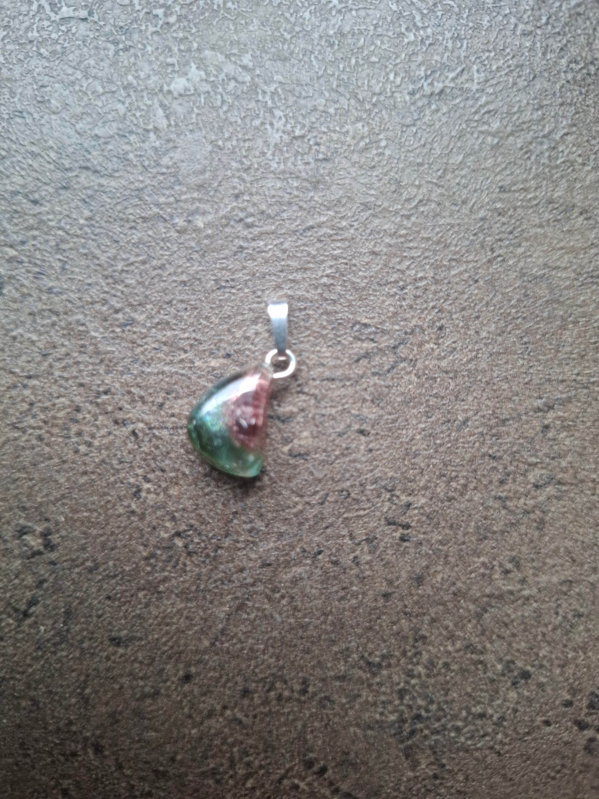 Toermalijn watermeloen hanger nr3