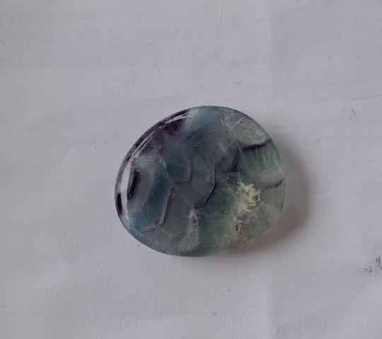 Fluoriet platte steen