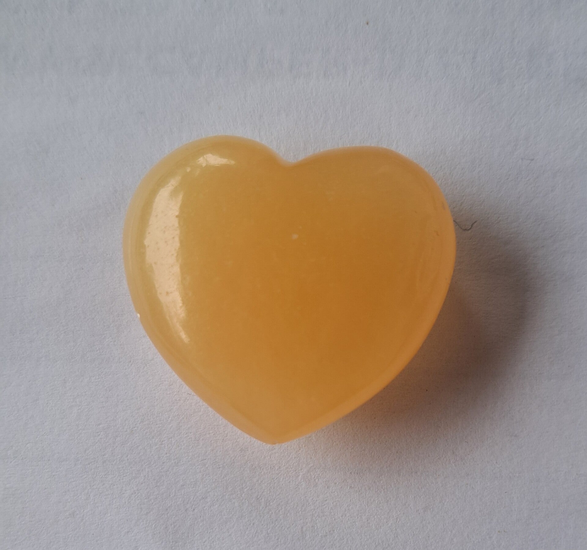 Calsiet geel hart 3 cm