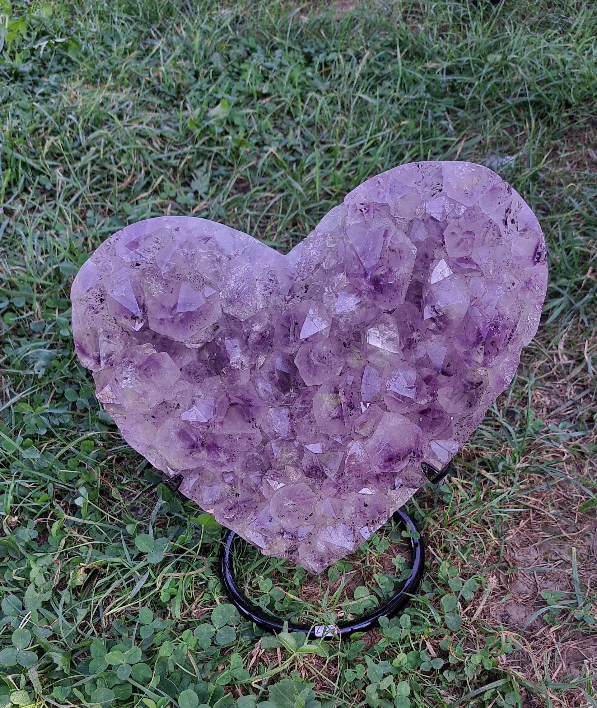 Amethist hart op staanders nr3