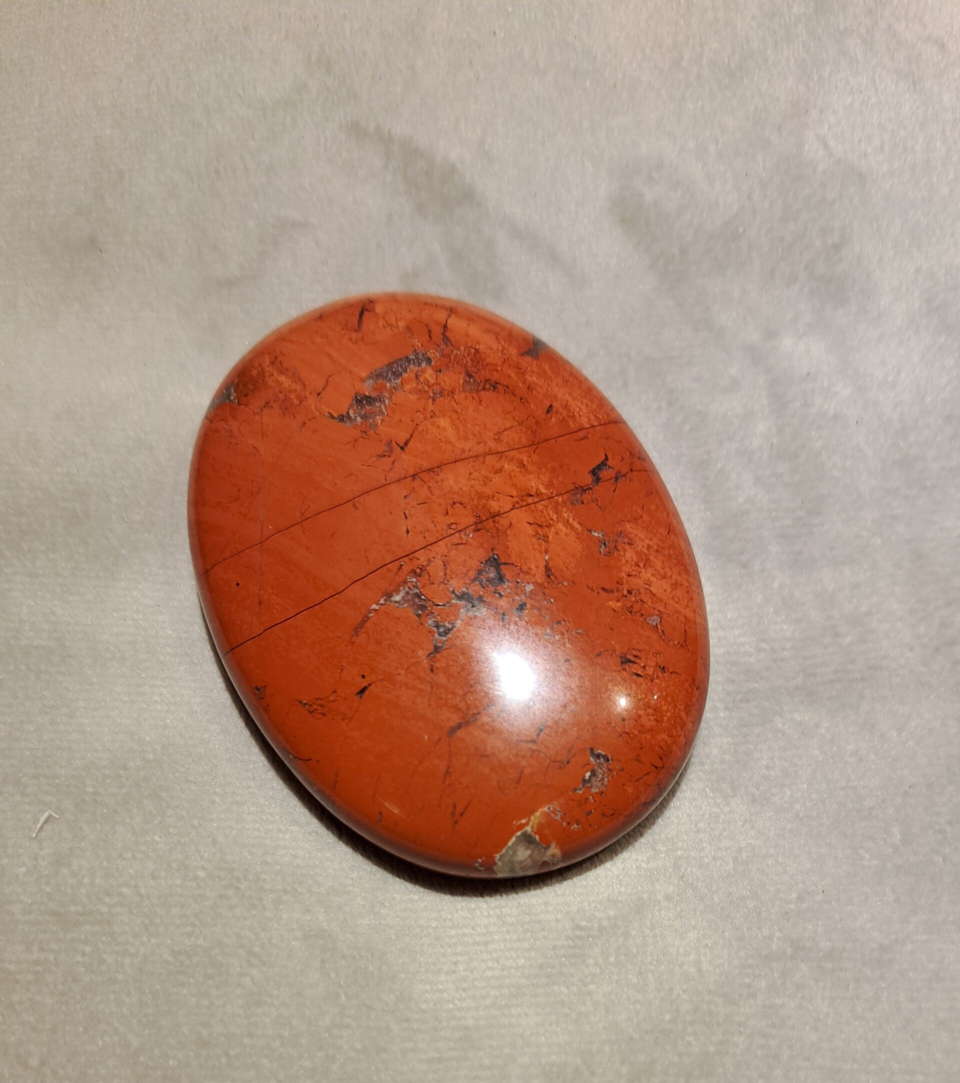 Jaspis rood zeepsteen