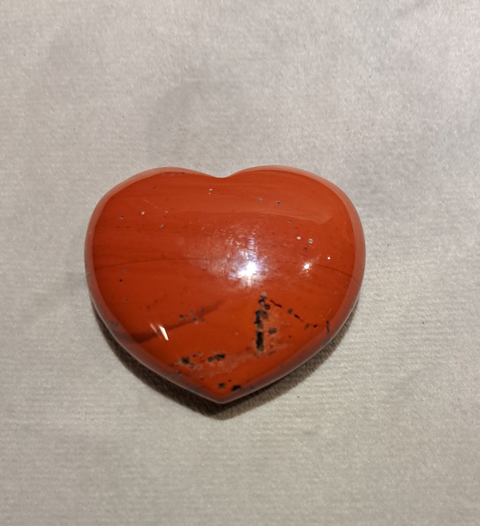 Jaspis rood hart groot nr1