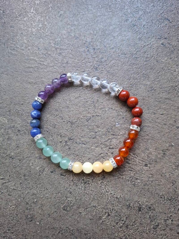 Chakra armband 6mm