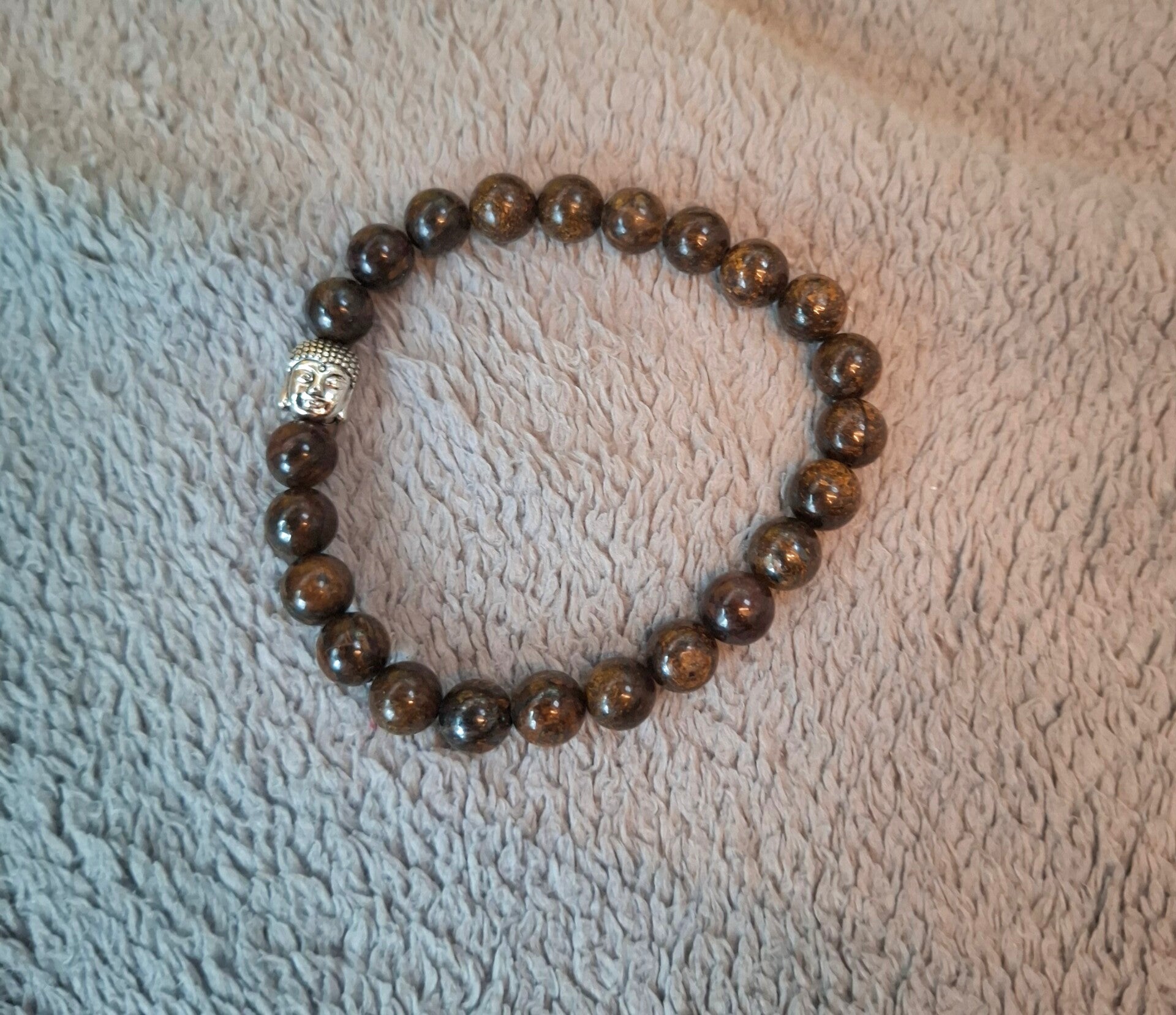 Bronziet armband 8mm